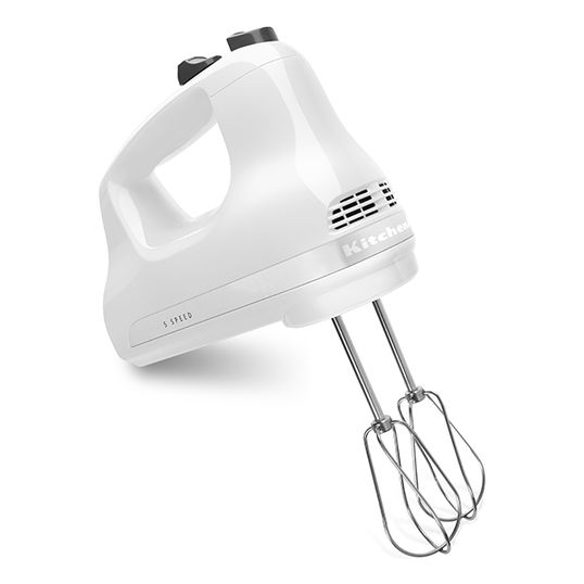 KitchenAid Classic 5 Speed Hand Mixer White