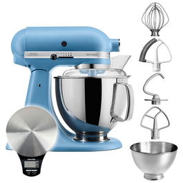 KitchenAid Artisan Mixer 175 Velvet Blue with Free Gift
