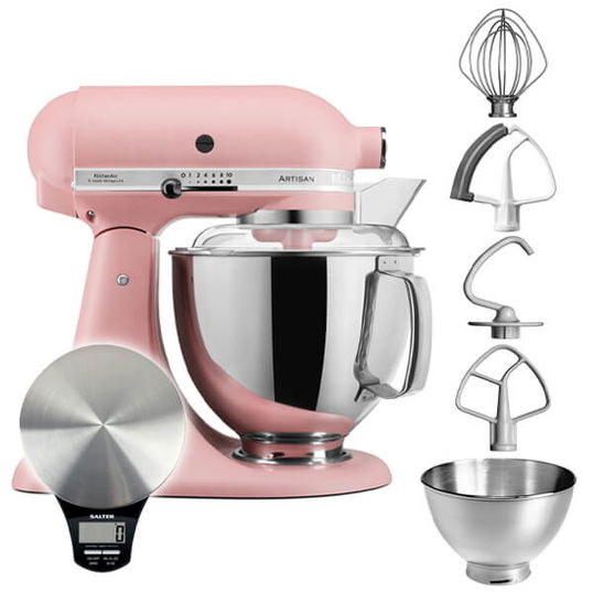 KitchenAid Artisan Mixer 175 Dried Rose with Free Gift