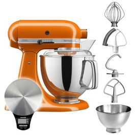 KitchenAid Artisan Mixer 175 Honey with Free Gift