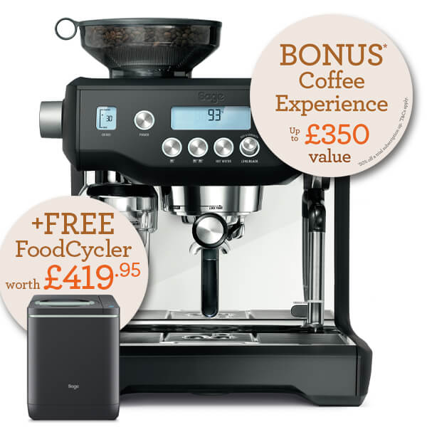 Sage The Oracle Black Truffle Coffee Machine With FREE Gifts