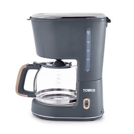 Tower Scandi 1.25 Litre 900W Coffee Maker Grey