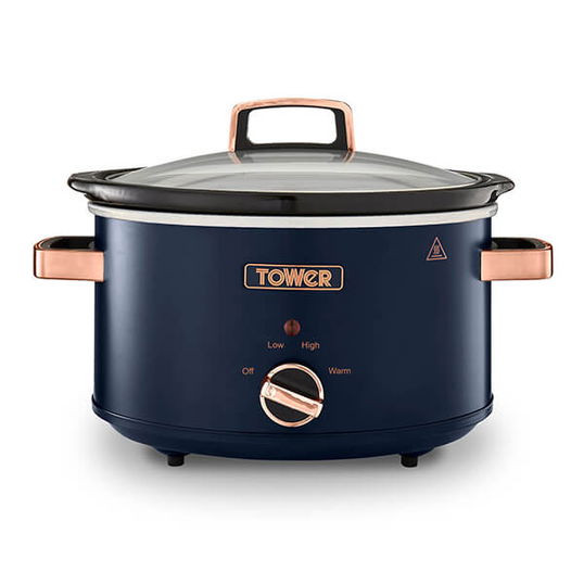 Tower Cavaletto 3.5 Litre Slow Cooker Midnight Blue