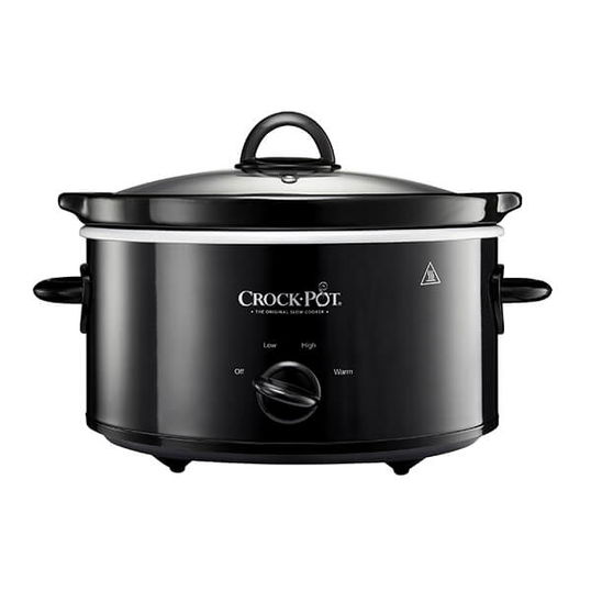 Crock Pot 3.7L Black Slow Cooker
