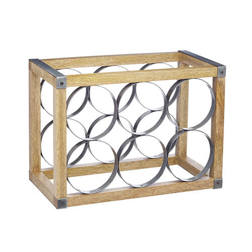 Industrial Kitchen 6 Bottle Wine Rack