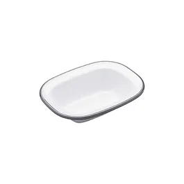 Living Nostalgia Enamel 16cm Oblong Pie Dish