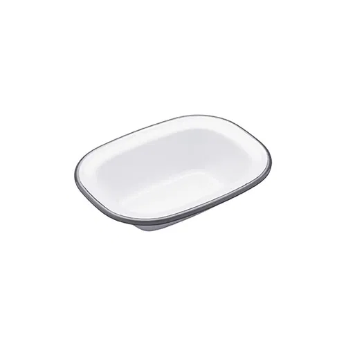 Living Nostalgia Enamel 16cm Oblong Pie Dish