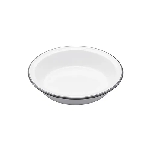 Living Nostalgia Enamel 18cm Round Pie Dish