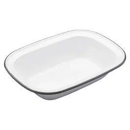 Living Nostalgia Enamel 26cm Oblong Pie Dish