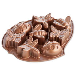 Nordic Ware Backyard Bugs Pan Copper