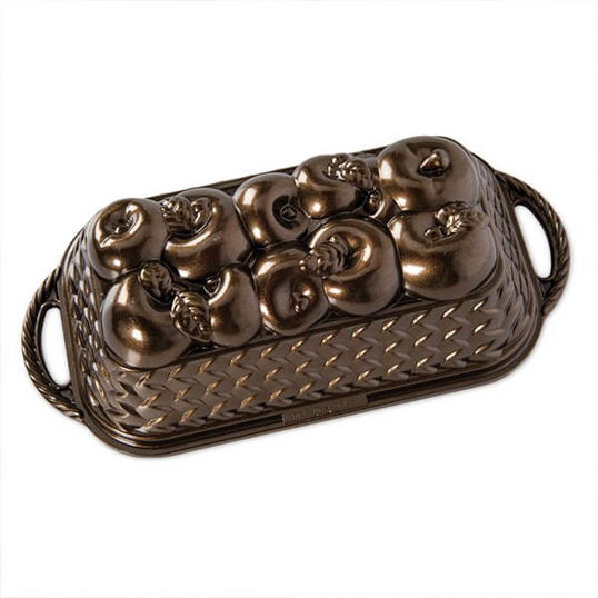 Nordic Ware Apple Baskets Pan Bronze