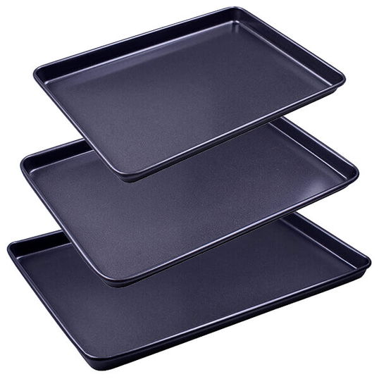 Stoven Non-Stick 3 Piece Baking Tray Set