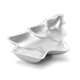 Mermaid by Samuel Groves Silver Anodised Christmas Tree Tin