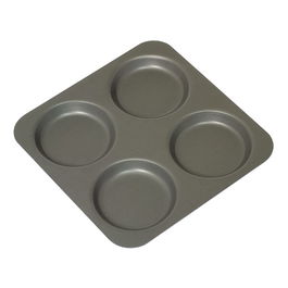 Mermaid by Samuel Groves Hard Anodised 4 Hole Yorkshire Pudding Tray