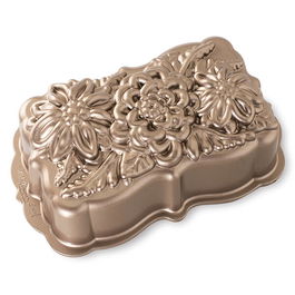 Nordic Ware Toffee Wildflower Loaf Pan