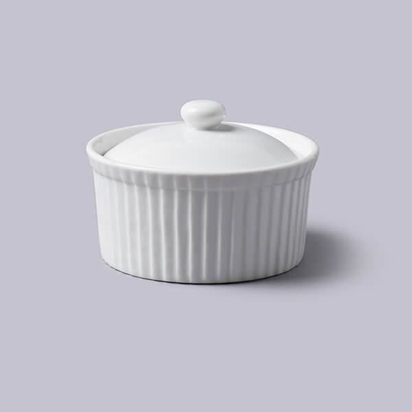 W.M.Bartleet & Sons 8cm Ramekin with Lid White