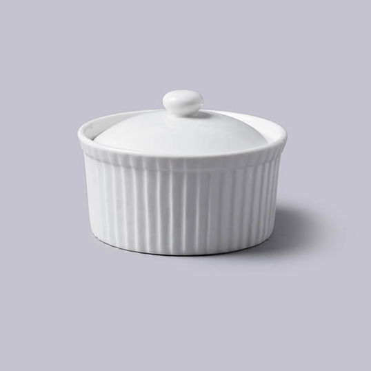 W.M.Bartleet & Sons 8cm Ramekin with Lid White
