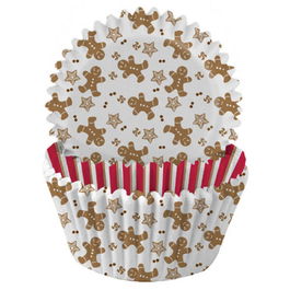Anniversary House Gingerbread Swirl Cupcake Cases