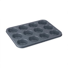 Denby Quantanium Finish 12 Cup Cupcake Tin