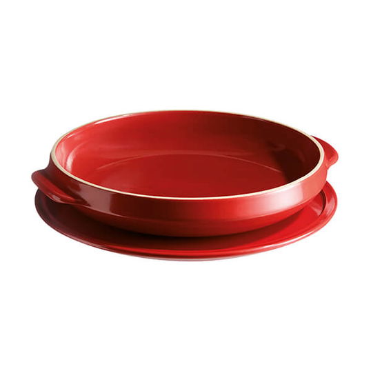 Emile Henry Burgundy Tarte Tatin Set 33cm