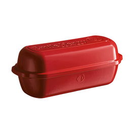 Emile Henry Burgundy Large Bread Loaf Baker 4.5L