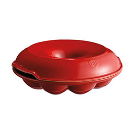 Emile Henry Burgundy Crown Bread Roll Baker 30.5cm