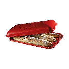 Emile Henry Burgundy Baguette Baker 39.5cm x 23cm