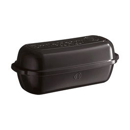 Emile Henry Charcoal Large Bread Loaf Baker 4.5L