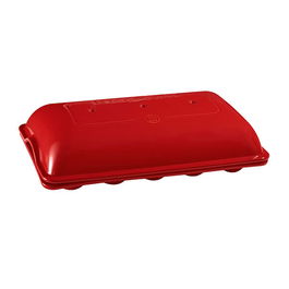 Emile Henry Burgundy Mini-Baguettes Baker