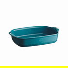 Emile Henry Mediterranean Blue Ultime Rectangular Baking Dish 36.5cm x 23.5cm
