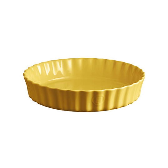 Emile Henry Provence Yellow Deep Tart Dish 29cm
