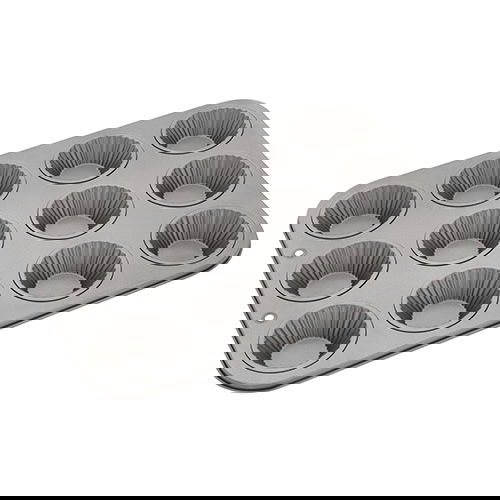 Judge Bakeware 12 Cup Fluted Bun Tin
