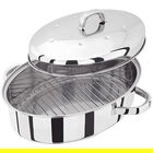 Judge Stainless Steel Oval Roaster With Rack 35 x 25 x 15cm