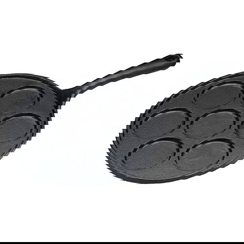 KitchenCraft Cast Iron 7 Hole Blinis Pan