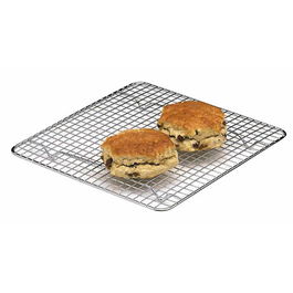 KitchenCraft Chrome Plated Square Cake Cooling Tray