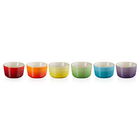 Le Creuset Rainbow Set of 6 Mini Ramekins