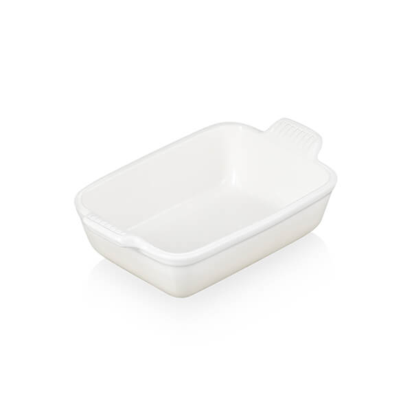 Le Creuset Meringue Stoneware Small 19cm Heritage Rectangular Dish