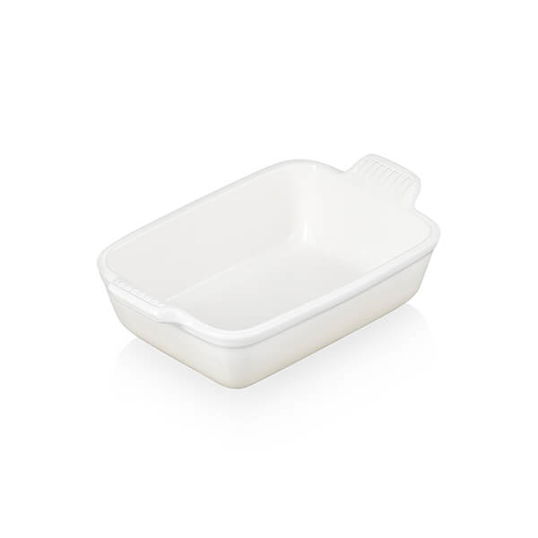 Le Creuset Meringue Stoneware Small 19cm Heritage Rectangular Dish