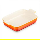 Le Creuset Volcanic Stoneware Large 32cm Heritage Rectangular Dish