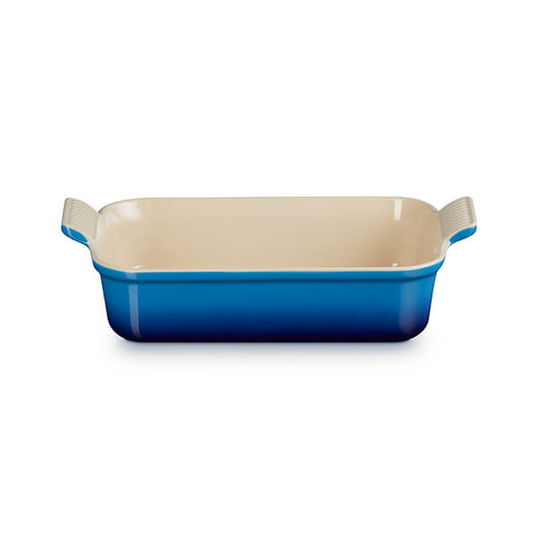 Le Creuset Azure Stoneware Medium 26cm Heritage Rectangular Dish