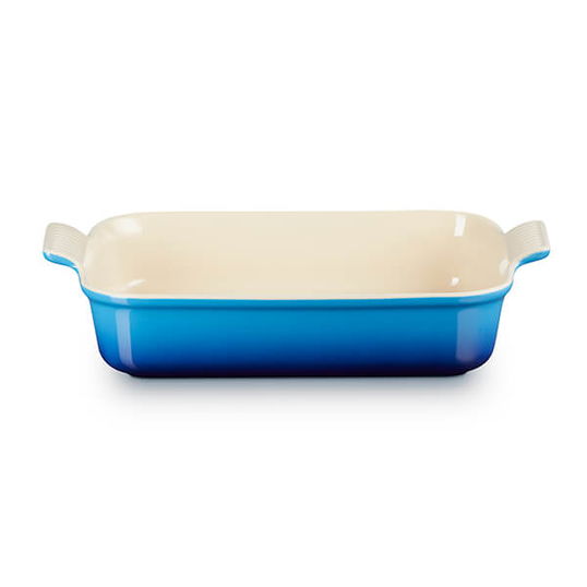 Le Creuset Azure Stoneware Large 32cm Heritage Rectangular Dish
