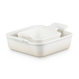 Le Creuset Meringue Square Deep Dish 2 Piece Set