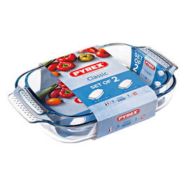 Pyrex Classic 2 Piece Roaster Set