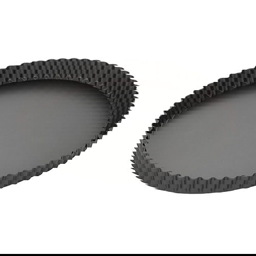 Stellar Hard Anodised 8` Fluted Flan Tin Loose Base