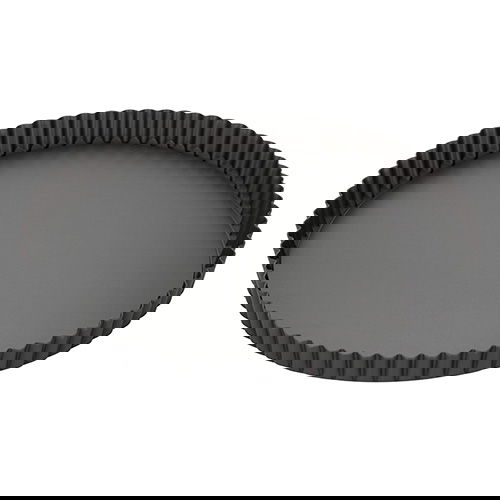 Stellar Hard Anodised 11` Fluted Flan Tin Loose Base