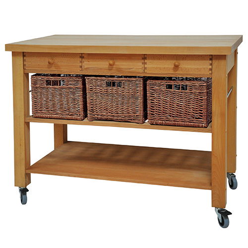 Eddingtons Lambourn Three Drawer Kitchen Trolley