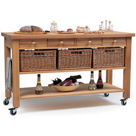 Eddingtons Lambourn Four Drawer Kitchen Trolley