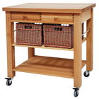 Eddingtons Lambourn Two Drawer Kitchen Trolley