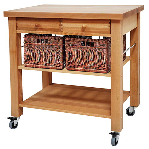 Eddingtons Lambourn Two Drawer Kitchen Trolley