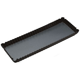 Master Class Non-Stick Fluted Rectangular Flan / Quiche Tin, 36 x 13 x 2.5cm